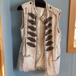 Zara embellished vest